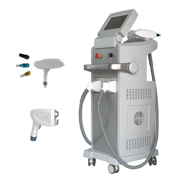 Extra Cooling Head Portable Laser Hair Removal Machines Simultaneous Contact
