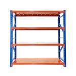 Powder Coated Steel Shelving Racks 200kg Per Layer Loading For Warehouse