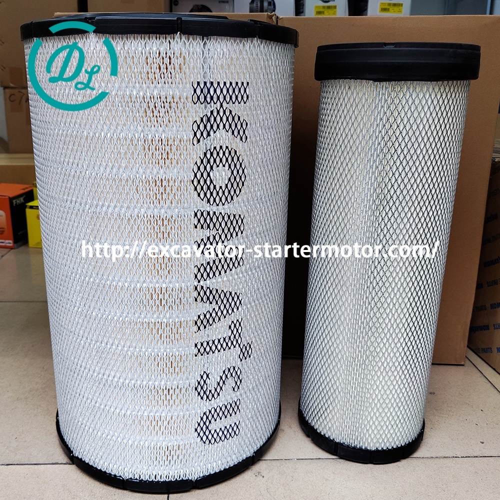 600-185-6100 Air Filter Assembly Kit Komatsu Filter Excavator PC400-8