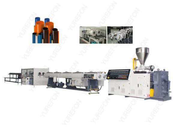 250 Kg / H UPVC Plastic Pipe Extrusion Line With Agricultural Water Supply
