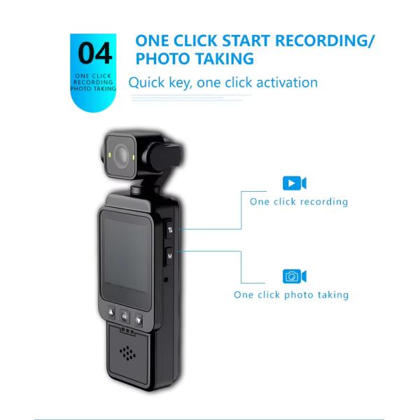 New Wifi Camera Digital Video Mini Portable Handheld Recorder 180° Rotatable Lens