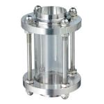 Straight Tube Sanitary Sight Glass Butt Weld Connection For For High Temperature