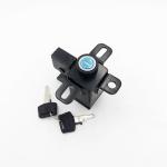 Hitachi Excavator Lock Black Engine Hood Lock For ZAX6070