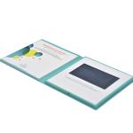 7 Inch Advertising Video Book , Video Greeting Card CE ROHS FCC Certificate