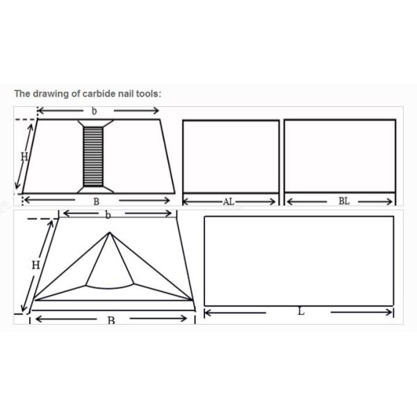 Tungsten Carbide Nail Models Tungsten Carbide Dies For Nail Making Machine