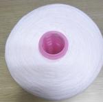 Raw White 60s/2, 80s/2 100% Polyester Core Spun Yarn For Garments Fashionable