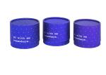 Fancy Paper Cylinder Box With Silver Stamping 128gsm 157gsm 400gsm Thickness