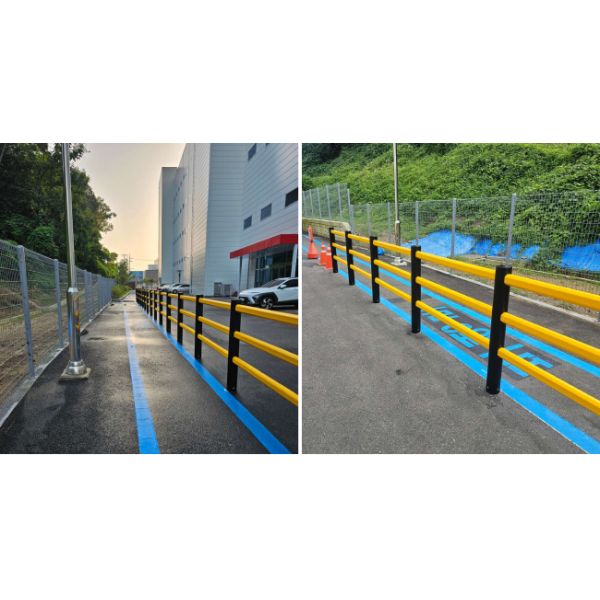 Flexible Pedestrian Barrier Anti-Collision Guardrails Warehouse Safety Barrier Traffic Guardrails
