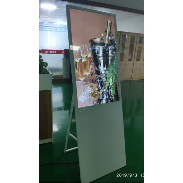 WIFI Portable Digital Signage 10 Points Touch Screen Security Anti Theft