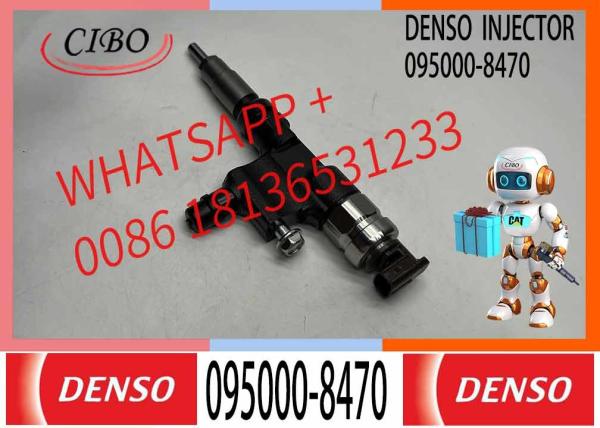 DENSO Common Rail Fuel Injector 095000-8470 23670-E0410 For Hino N04C Engine