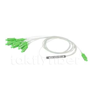 Wholesale 1x8 Fiber Optic PLC Splitter SC APC Mini Steel For FTTH FTTX PON CATV from china suppliers