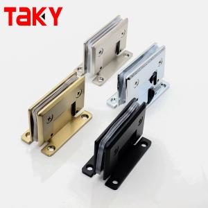 Wholesale Adjustable Brass Pivot Wall Glass Hinge for Glass Door Pivot Hinges in 90*55mm Size from china suppliers