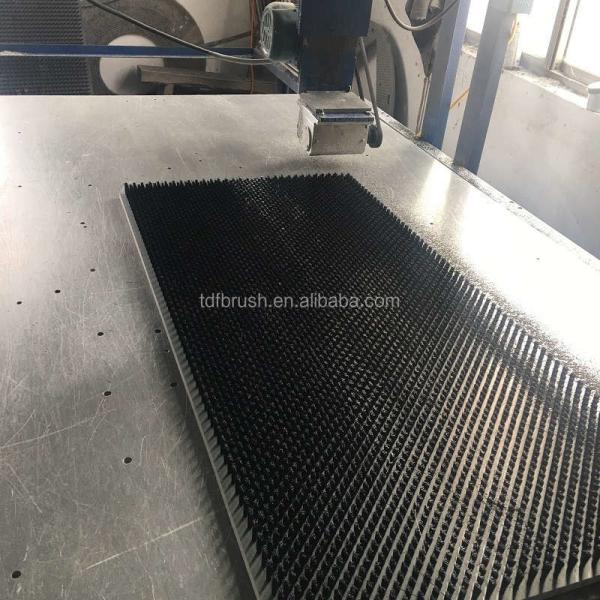 Industrial Flexible Plate Lath Brushes Nylon Wire For CNC Machine Deburring