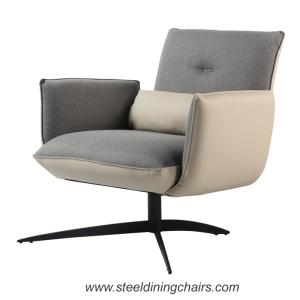 Wholesale Stitched Lounge Black Iron 44CM 78cm Metal And Fabric Dining Chairs from china suppliers