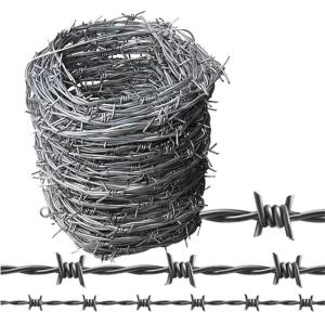 Wholesale Customized Hot Dipped Galvanized Barbed Wire Fence with Stainless Steel Material from china suppliers
