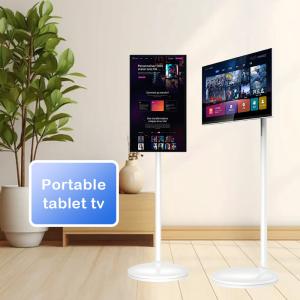 Wholesale Qtenboard 21.5 24 27 32 Inch Iptv 4k Touch Screen TV Android 14 Wireless Rechargeable Portable TV Tablet from china suppliers