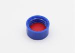 9mm Plastic Screw Caps PP Material Blue Color For Chromatographic Bottle