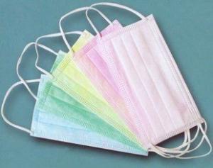 Wholesale Three Ply Four Folder Disposable Face Mask Breathable Low Breath Resistance from china suppliers