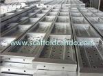 Galvanized steel board steel plank platform silver 240*45*1.1*2000mm, 240*45*1.1
