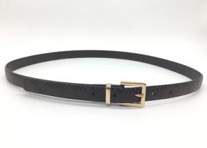 Wholesale Ferrakiss Women 'S 3/4” Wide Skinny Snake - Grain PU Leather Belt With Metal Loop from china suppliers