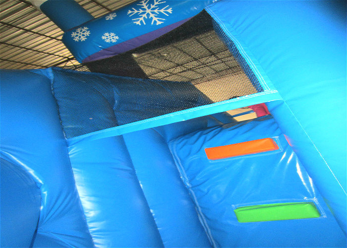 Disney Forzen inflatable combo inflatable forzen bouncer plus slide princess combo
