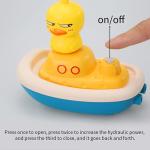 Summer Water Playing ABS Unisex Yellow Duck Electric Shower Toy for Baby Fun