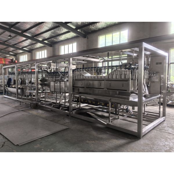 CE Stainless Steel Free Installation Automatic 1000 Chickens Per Hour Factory Compact Chicken Slaughtering Machine Line