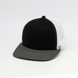 Wholesale 100% Cotton 6 Panel Mesh Hip Pop Flat Visor Cap Adjustable Snapback Hats Adults from china suppliers