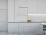 Modern Minimalist square Chandelier Frame LED Aluminum Pendant Lights