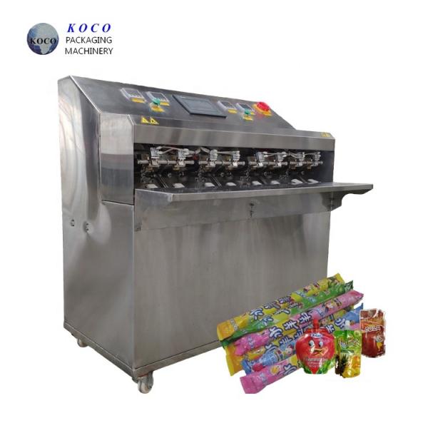 KOCO Semi automatic bag filling and sealing fruit juice small bag packaging