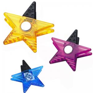 Wholesale Colroful Promotional Magnetic Star Clip Gifts Office Supplies Logo Customized from china suppliers