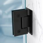Glass Shower Door 10mm Toughened Glass Frameless Shower Enclosures With Black