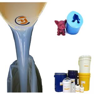 China Two-Part AB Liquid Platinum Cure Silicone Rubber For Making Resin Crafts Mold on sale