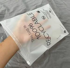 Wholesale Eco Friendly Customize Small Mini Plastic Packaging Bags Zipper Pouch For Small Businesses,Recyclable Zip Bag from china suppliers