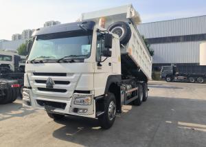 Wholesale Sinotruk Howo Tipper Dump Truck 380Hp 6 × 4 20CBM White With Automatic Tarpaulin from china suppliers