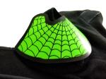 Role play custom green spider-man EL mask hot sale popular music party glow in