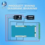 KLS Battery Motorcycle BMS: Versatile for 6S, 7S, 8S, 12S, 15S, 24S, with 40A