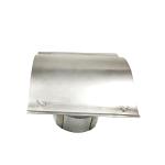 6in 1.2mm Chimney Pot Rain Cap Cowl Four Corners Ceramic Fibers Insulation