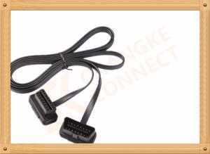 Wholesale Automotive Flat OBD 16 Pin OBD Extension Cable CK-MF08D01L from china suppliers