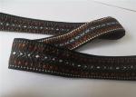 5cm Woven Jacquard Ribbon Four Color Pattern Vintage Polyester Material