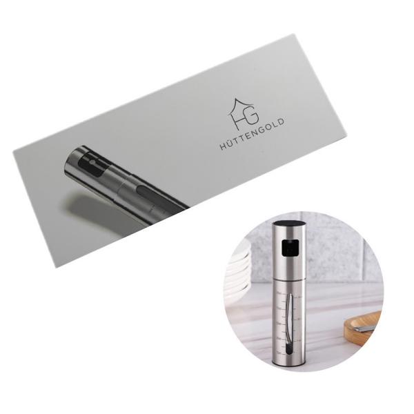 Custom Stainless Steel Oil Vinegar Pump Sprayer Bottle Packaging Gift Boxes for