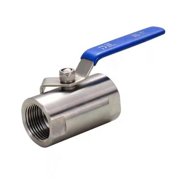 High Temperature Stainless Steel 201 NPT BSP Threaded Wide Ball Valve for