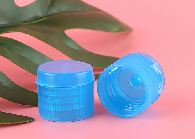 Transparent Blue Shampoo Bottle Cap Butterfly Type Heat Resistance For Lotions