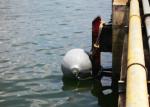 High Pressure Floating Hydro Pneumatic Fender , Bright Colors Inflatable Dock