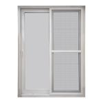 Balcony PVC Sliding Door Patio Double Layer Glass Door Sliding Opening Method
