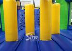 Outdoor Commercial Jungle Shark Inflatable Obstacle Course For Kids And Adults