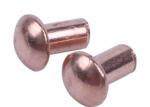 Brass Copper Round head solid rivet 7/16 1/2 Customized Yellow Gold solid rivets