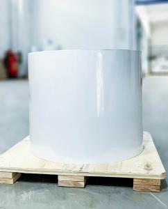 Wholesale Tire Glue Type Adhesive PE Label Material Roll 80u Face Thickness from china suppliers