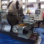 Flange Surfacing Lathe Machine Large Diameter Floor Type Face Lathe Machine
