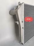 Aluminum Hino 700/E13C Truck Intercooler For Radiator 62mm Core